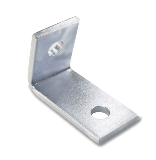 Conector angular cerrado de 2 orificios